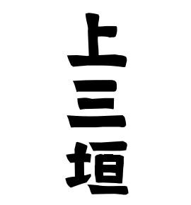 上名字|上の由来、語源、分布